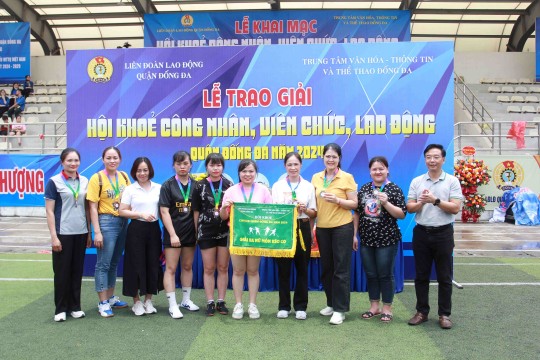 HANEL DÀNH THÀNH TÍCH CAO TẠI HỘI KHỎE CÔNG NHÂN VIÊN CHỨC LAO ĐỘNG QUẬN ĐỐNG ĐA